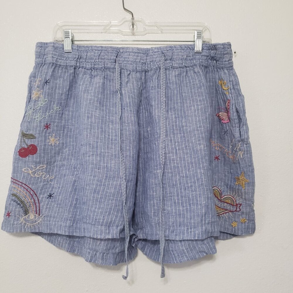 Johnny Was Linen Short